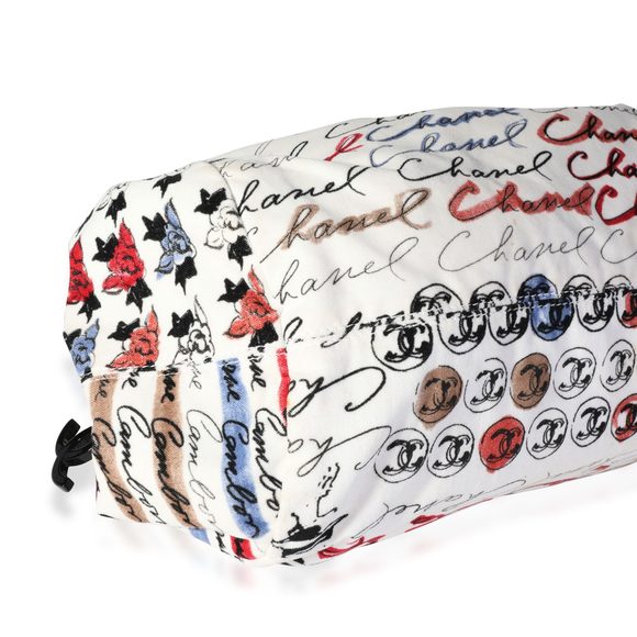 Chanel Camellia-Printed Velvet Frame Bag - Picture 5 of 7